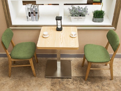 Restaurant U shape booths + Table + Chair